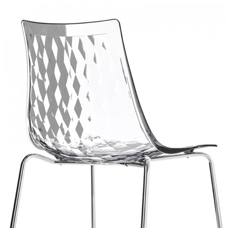 Chaise design transparente Connubia - Ice