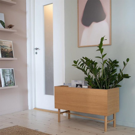 Jardinière en bois naturel scandinave Hubsch - Pao