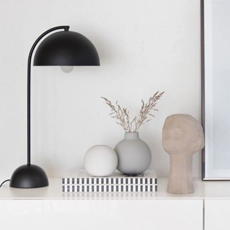 Lampe à poser noire design Hubsch - Laco