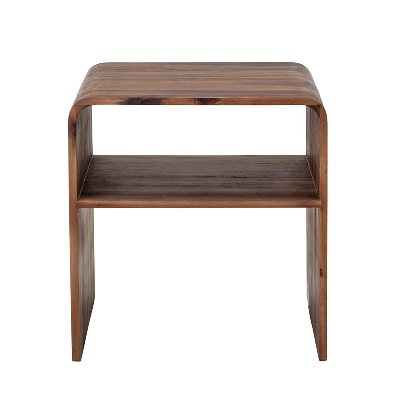 Bout de canapé bois design avec rangement Bloomingville - Hassel 