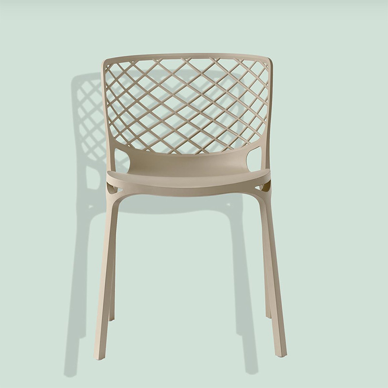 Chaise de cuisine taupe Connubia - Gamera Chaise de cuisine taupe Connubia - Gamera