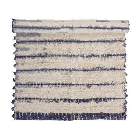 Tapis bleu et blanc 120x70 - Timal