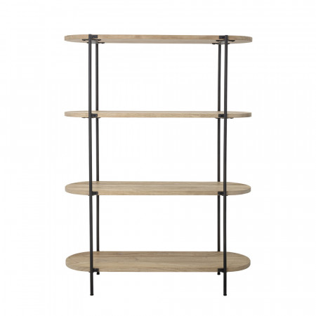 Meuble bibliothèque en bois et métal Bloomingville