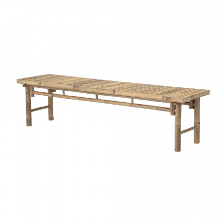 Banc de jardin en bois naturel de bambou Bloomingville - Sunri