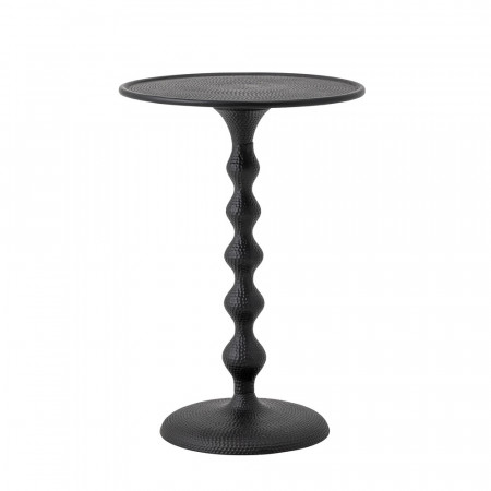 Bout de canapé noir métal martelé Bloomingille - Vix