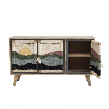 Buffet bohème chic en bois Bloomingville - Manza
