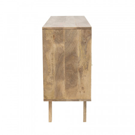 Buffet en bois style bohème chic 3 portes Bloomingville - Manza