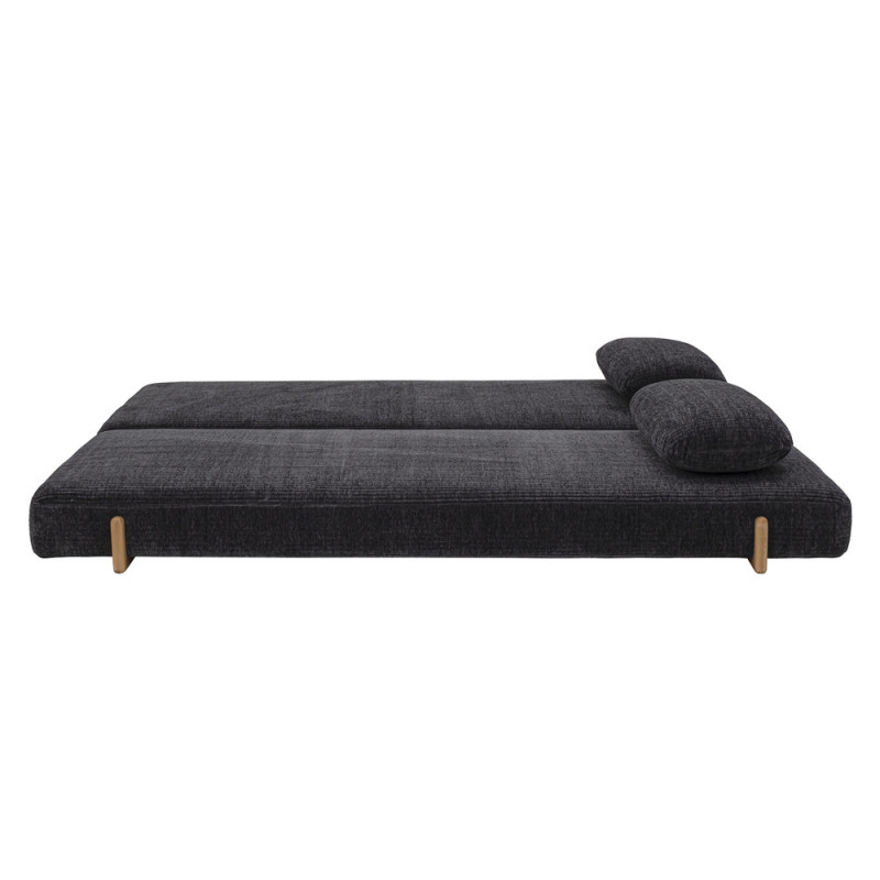 Meridienne convertible design tissu gris Bloomingville - Vimi