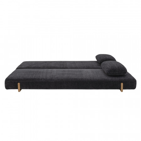Meridienne convertible design tissu gris Bloomingville - Vimi