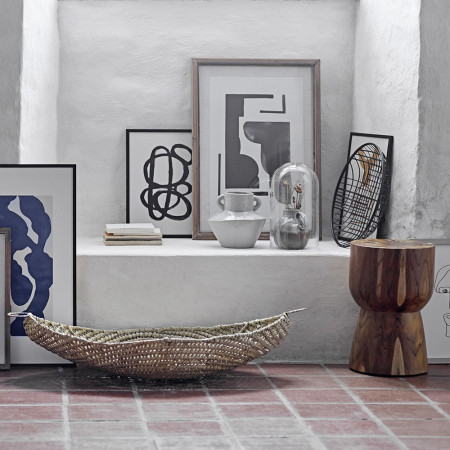 Cadre noir peinture minimaliste Bloomingville - Pola