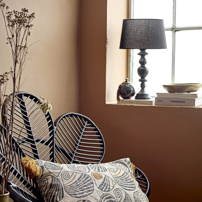 Lampe noire style campagne chic - Ganna 