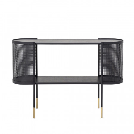 Meuble console métal noir design Bloomingville - Kuns