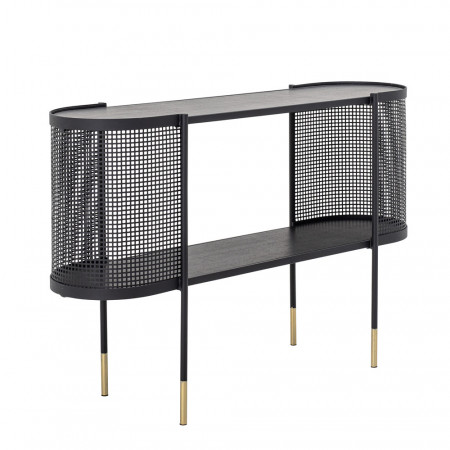 Console meuble métal noir design Bloomingville - Kuns
