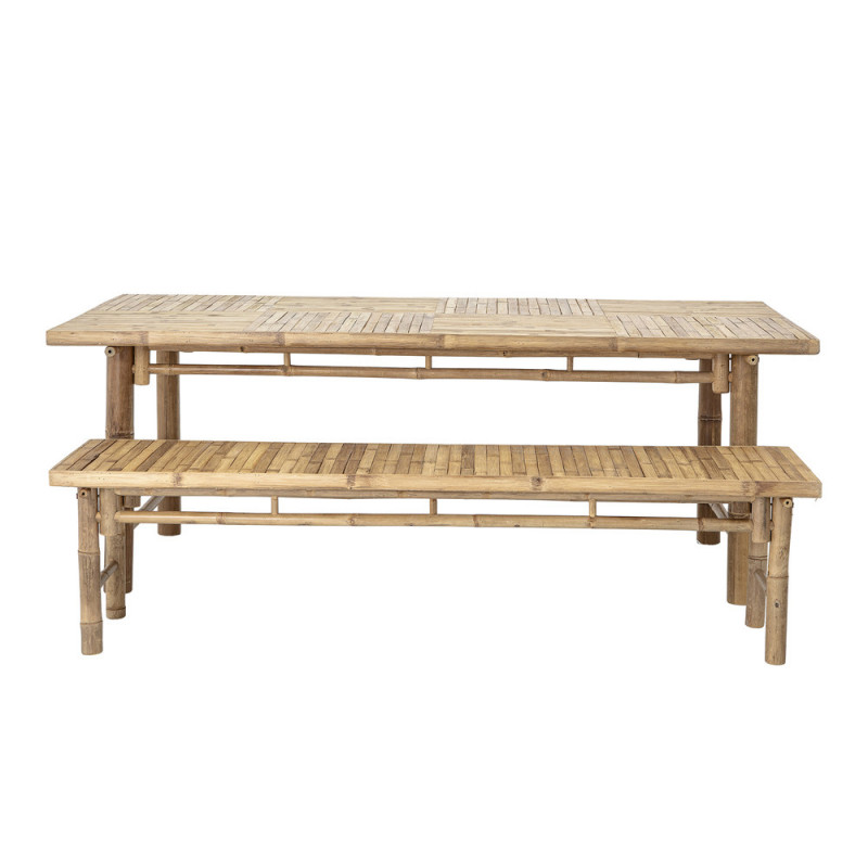 Table de jardin bois naturel de bambou Bloomingville - Sunri