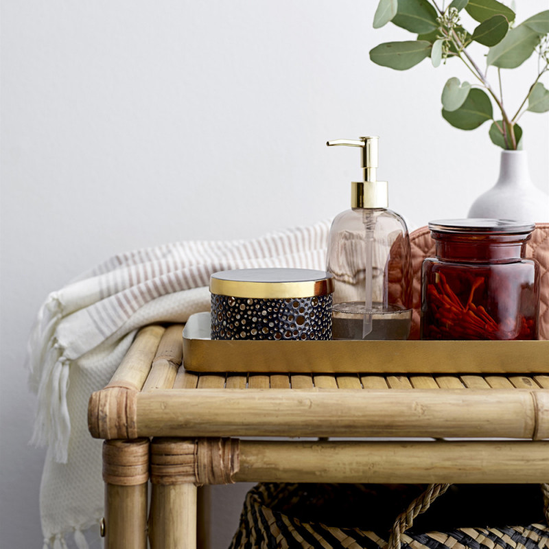 Table basse jardin rn bois naturel de bambou - Sunri