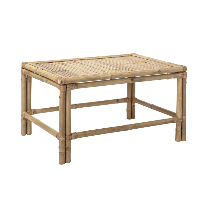 Table basse jardin en bois naturel de bambou Bloomingville - Sunri