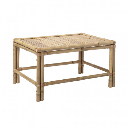 Table basse jardin en bois naturel de bambou Bloomingville - Sunri