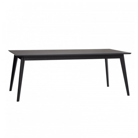 Table noir rectangulaire Hubsch - Ever