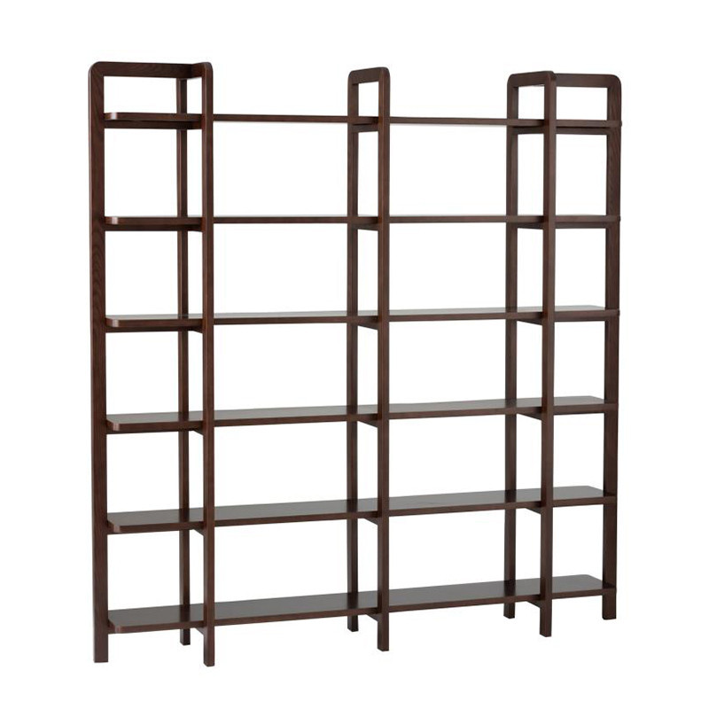 Grande bibliothèque vintage en bois foncé - Marta