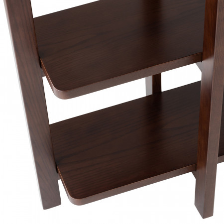 Grande bibliothèque vintage en bois foncé - Marta 