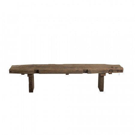 Banc salle à manger en bois recyclé - Bidi