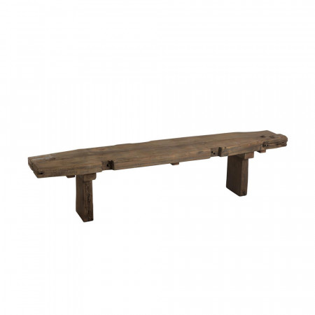 Banc de table à manger en bois recyclé - Bidi