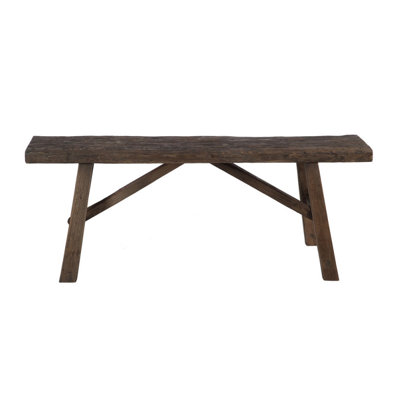 Banc en bois brut marron - Bess