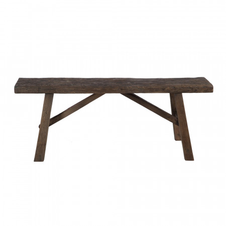 Banc en bois brut marron - Bess