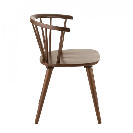 Chaise bois design vintage à barreaux - Marta 