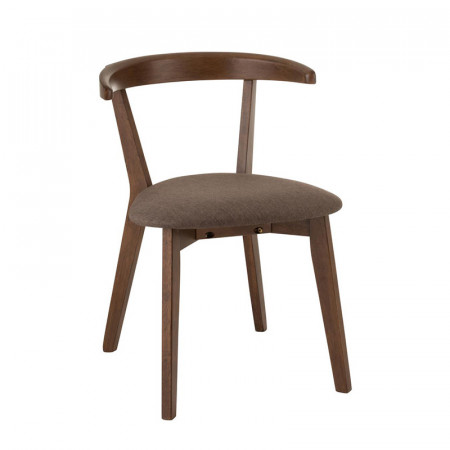 Chaise bois marron vintage design - Marta
