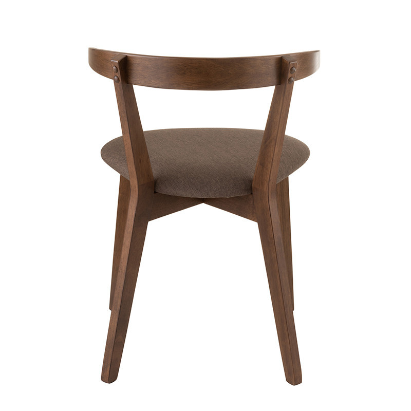 Chaise bois marron design vintage - Marta