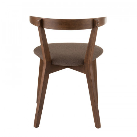 Chaise bois marron design vintage - Marta
