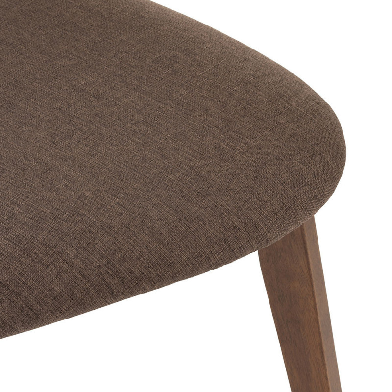 Chaise design bois marron vintage - Marta 
