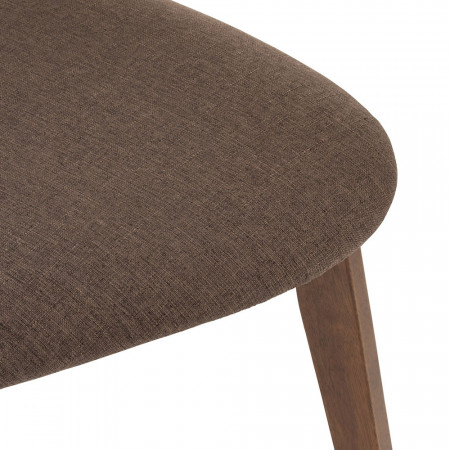 Chaise design bois marron vintage - Marta 