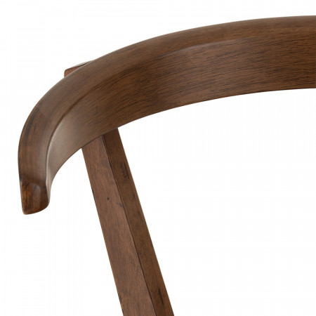 Chaise design bois marron vintage - Marta 