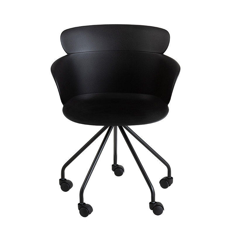 Chaise de bureau noir design - Jina