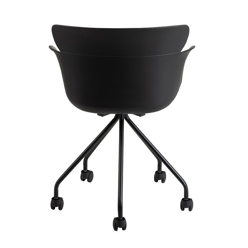 Chaise de bureau noir design - Jina 