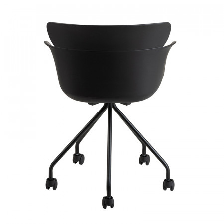 Chaise de bureau noir design - Jina 