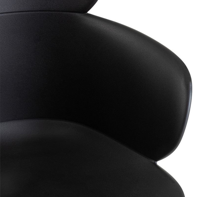 Chaise de bureau noir design - Jina 