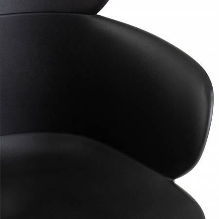 Chaise de bureau noir design - Jina 
