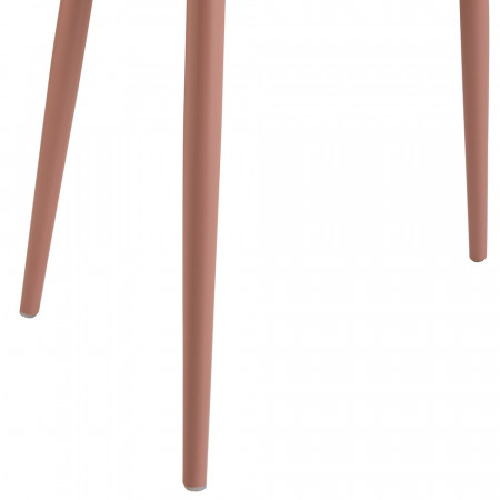 Chaise de cuisine rose dossier haut - Rosa 